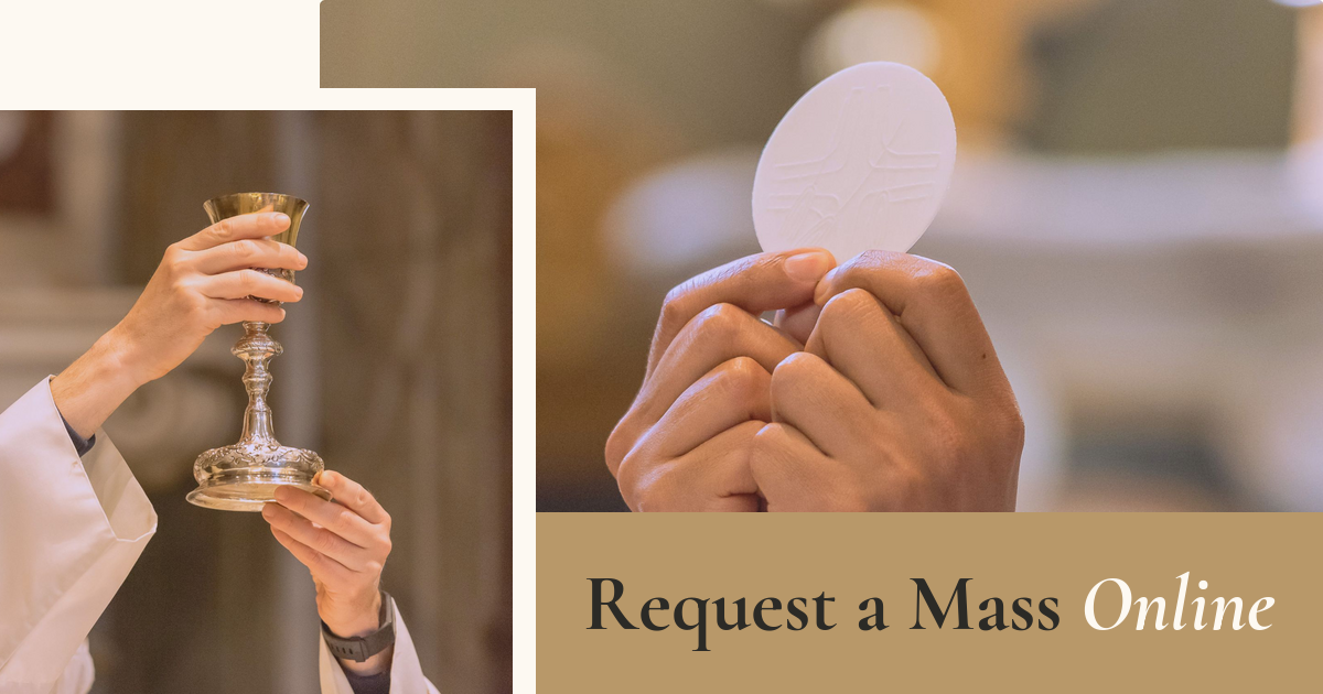 Help · We 3 Catholic Churches Mass Intentions · MassRequest.com